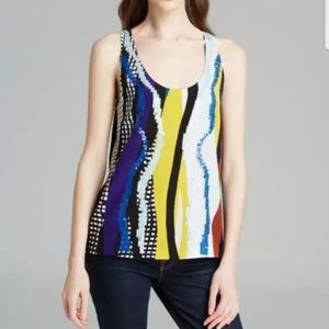 Diane von Furstenberg Jackie Sequin Silk Top